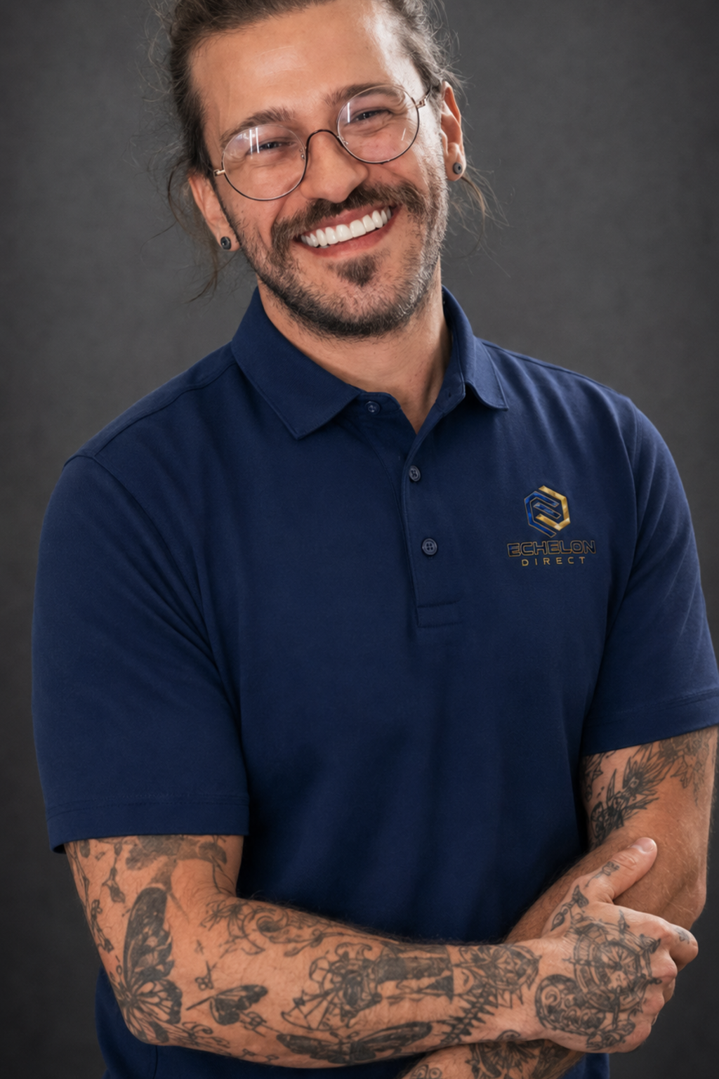 Kolin Parker in an Echelon Direct polo